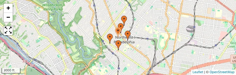 Related schools map