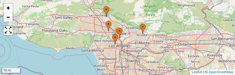 Related schools map