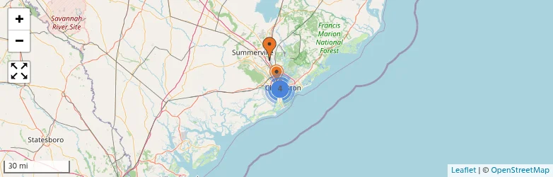 Related schools map