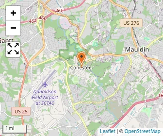 Map of Conestee Baptist Day School