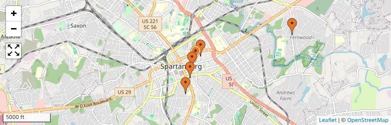 Related schools map