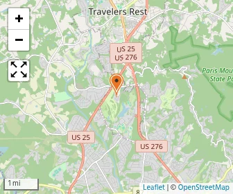 Map of Furman University Child Development Center