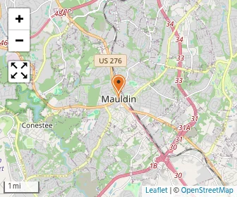 Map of Montessori School Of Mauldin