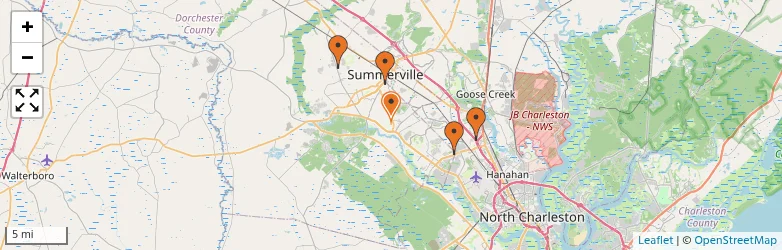 Related schools map