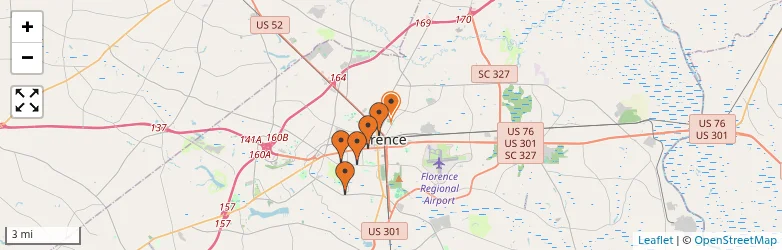 Related schools map