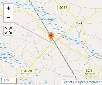 Map of Pee Dee Academy