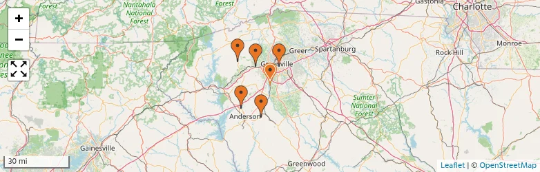 Related schools map