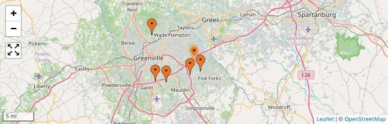 Related schools map