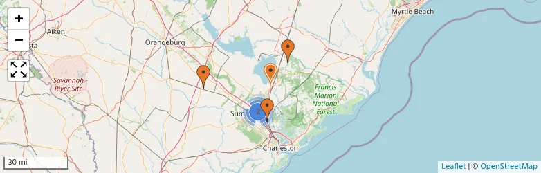 Related schools map