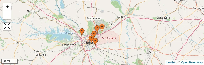 Related schools map