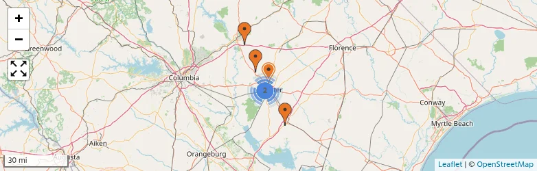Related schools map