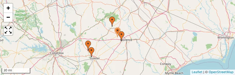 Related schools map