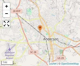 Map of West Anderson Christian Academy