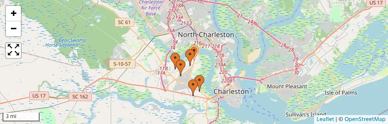 Related schools map