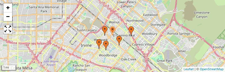 Related schools map