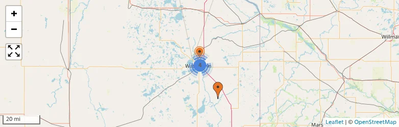 Related schools map