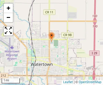 Map of Great Plains Lutheran High School