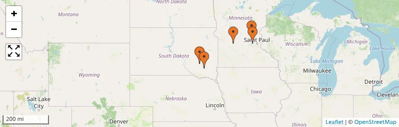 Related schools map