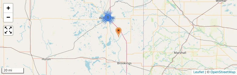 Related schools map