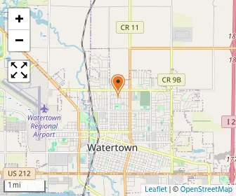 Map of Watertown Christian School