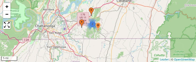 Related schools map