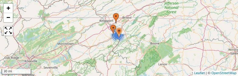 Related schools map