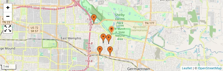 Related schools map