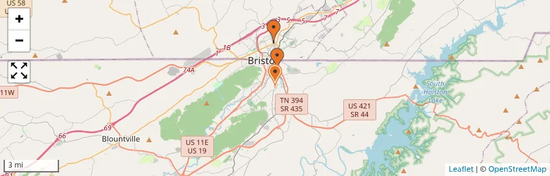 Related schools map