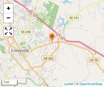 Map of Crossville Christian School