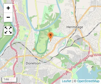 Map of Donelson Christian Academy