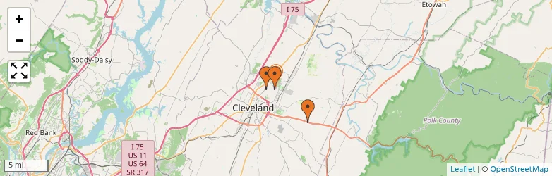 Related schools map
