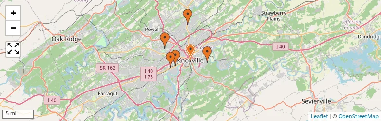 Related schools map