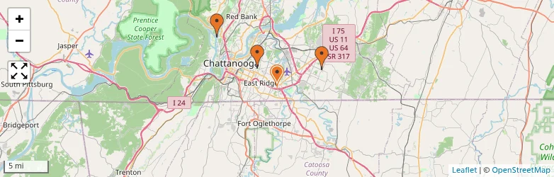Related schools map