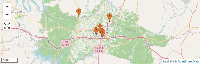 Related schools map