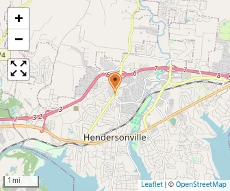Map of Hendersonville Christian Academy