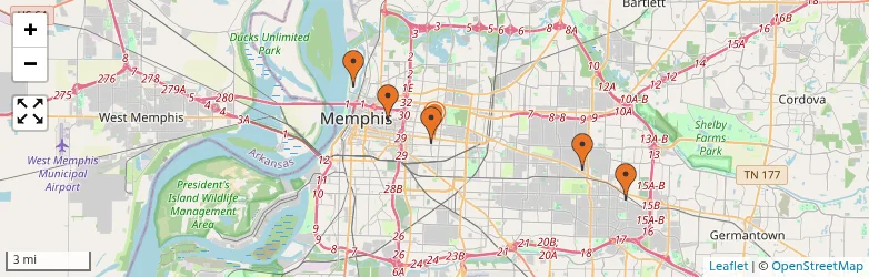 Related schools map