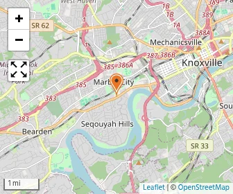 Map of Knoxville Adventist School