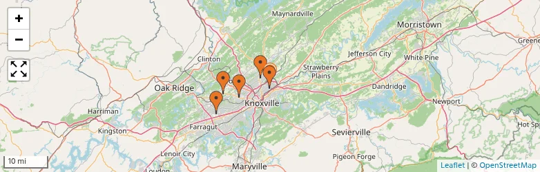 Related schools map