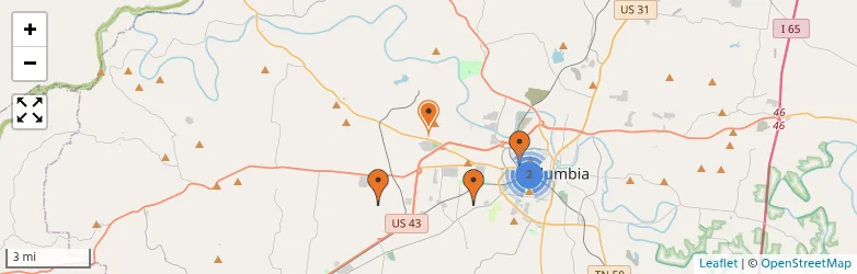 Related schools map