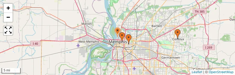 Related schools map