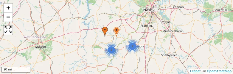 Related schools map