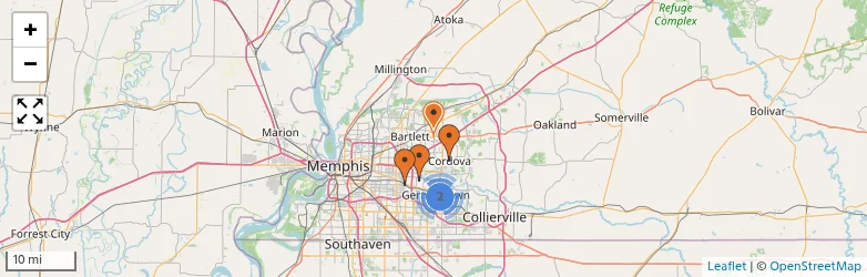 Related schools map