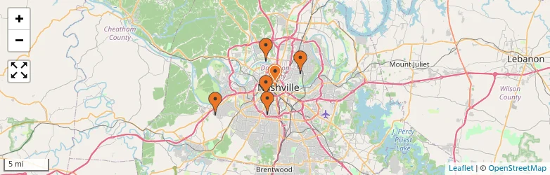 Related schools map