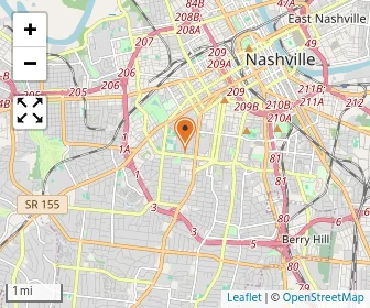 Map of Psychiatric Hospital At Vanderbilt