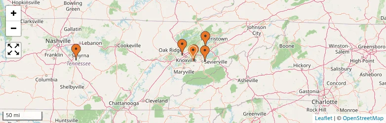 Related schools map