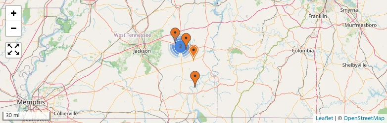 Related schools map