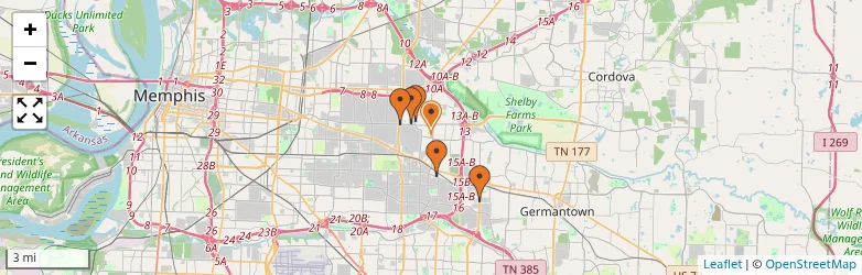 Related schools map