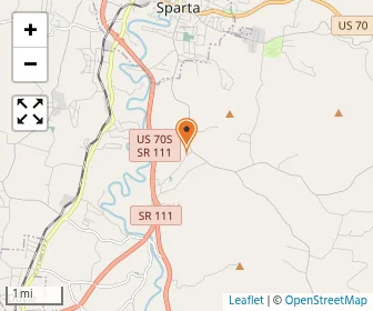 Map of White County Mennonite Christian Day School