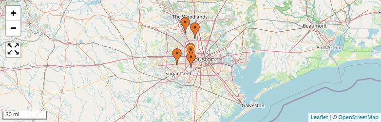Related schools map