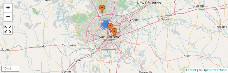 Related schools map